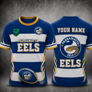 Auspiritmerch Parramatta Eels Premium Unisex T-Shirt Custom Name Gift For Fan