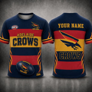 Auspiritmerch Adelaide Crows Premium Unisex T-Shirt Custom Name Gift For Fan