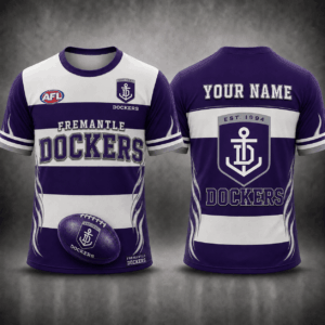 Auspiritmerch Fremantle Dockers Premium Unisex T-Shirt Custom Name Gift For Fan