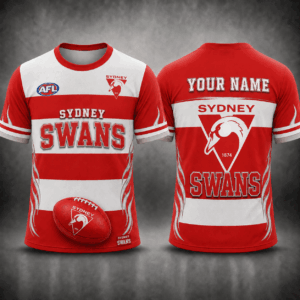 Auspiritmerch Sydney Swans Premium Unisex T-Shirt Custom Name Gift For Fan