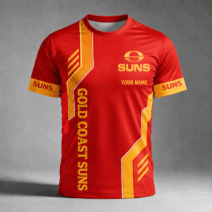 Auspiritmerch Gold Coast Suns Premium Unisex T-Shirt Custom Name Gift For Fan