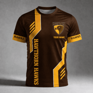 Auspiritmerch Hawthorn Hawks Premium Unisex T-Shirt Custom Name Gift For Fan