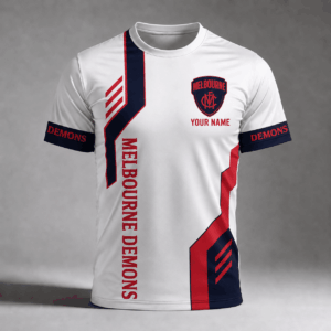 Auspiritmerch Melbourne Demons Premium Unisex T-Shirt Custom Name Gift For Fan