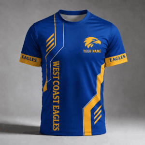 Auspiritmerch West Coast Eagles Premium Unisex T-Shirt Custom Name Gift For Fan