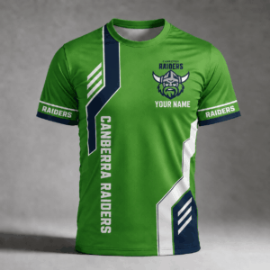 Auspiritmerch Canberra Raiders Premium Unisex T-Shirt Custom Name Gift For Fan