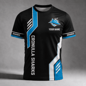 Auspiritmerch Cronulla-Sutherland Sharks Premium Unisex T-Shirt Custom Name Gift For Fan