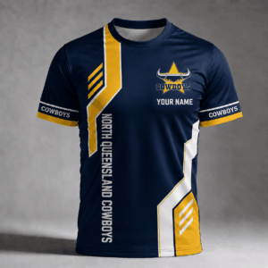 Auspiritmerch North Queensland Cowboys Premium Unisex T-Shirt Custom Name Gift For Fan