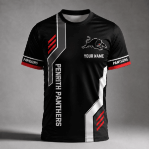 Auspiritmerch Penrith Panthers Premium Unisex T-Shirt Custom Name Gift For Fan