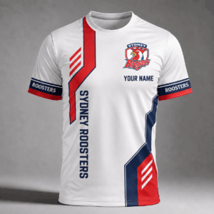 Auspiritmerch Sydney Roosters Premium Unisex T-Shirt Custom Name Gift For Fan
