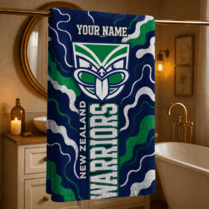 Auspiritmerch New Zealand Warriors Premium Bath/ Beach Towel Personalized Gift For Fan