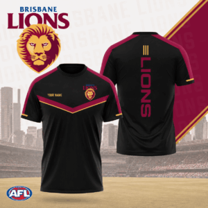 Auspiritmerch Brisbane Lions Premium Unisex T-Shirt Custom Name Gift For Fan