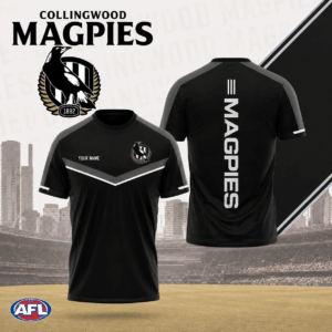 Auspiritmerch Collingwood Magpies Premium Unisex T-Shirt Custom Name Gift For Fan