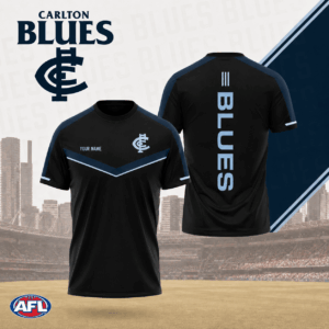 Auspiritmerch Carlton Blues Premium Unisex T-Shirt Custom Name Gift For Fan