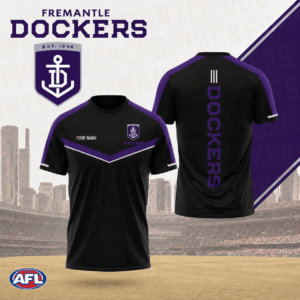 Auspiritmerch Fremantle Dockers Premium Unisex T-Shirt Custom Name Gift For Fan