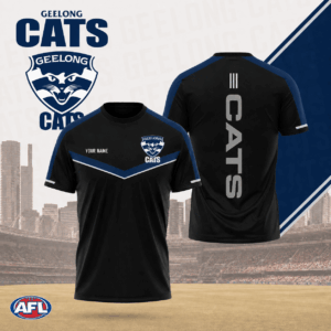 Auspiritmerch Geelong Cats Premium Unisex T-Shirt Custom Name Gift For Fan
