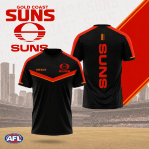 Auspiritmerch Gold Coast Suns Premium Unisex T-Shirt Custom Name Gift For Fan