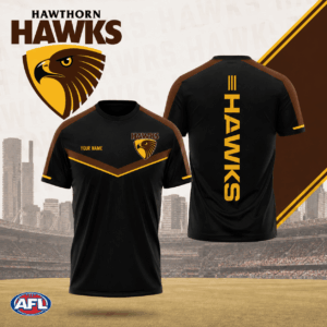 Auspiritmerch Hawthorn Hawks Premium Unisex T-Shirt Custom Name Gift For Fan