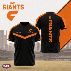 Auspiritmerch Greater Western Sydney Giants Premium Unisex T-Shirt Custom Name Gift For Fan