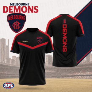 Auspiritmerch Melbourne Demons Premium Unisex T-Shirt Custom Name Gift For Fan