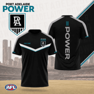 Auspiritmerch Port Adelaide Power Premium Unisex T-Shirt Custom Name Gift For Fan