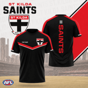 Auspiritmerch St Kilda Saints Premium Unisex T-Shirt Custom Name Gift For Fan