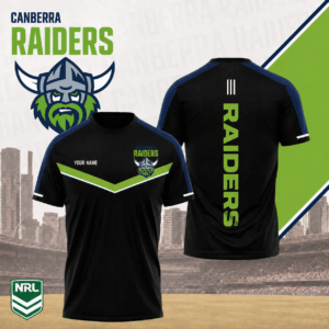 Auspiritmerch Canberra Raiders Premium Unisex T-Shirt Custom Name Gift For Fan
