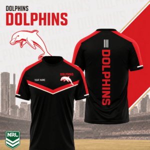 Auspiritmerch Dolphins Premium Unisex T-Shirt Custom Name Gift For Fan