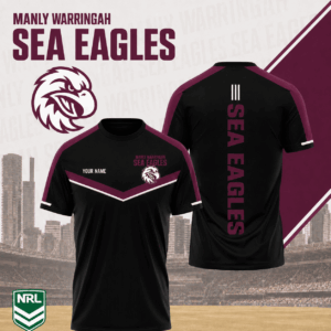 Auspiritmerch Manly Warringah Sea Eagles Premium Unisex T-Shirt Custom Name Gift For Fan