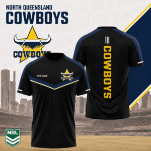 Auspiritmerch North Queensland Cowboys Premium Unisex T-Shirt Custom Name Gift For Fan