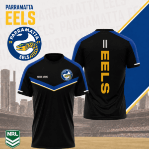Auspiritmerch Parramatta Eels Premium Unisex T-Shirt Custom Name Gift For Fan