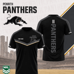 Auspiritmerch Penrith Panthers Premium Unisex T-Shirt Custom Name Gift For Fan