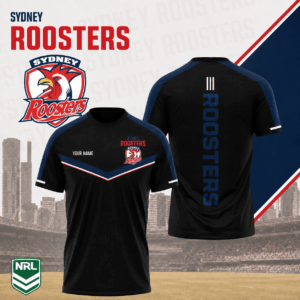 Auspiritmerch Sydney Roosters Premium Unisex T-Shirt Custom Name Gift For Fan
