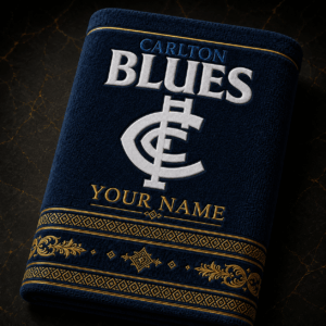 Auspiritmerch Carlton Blues Premium Bath/ Beach Towel Personalized Gift For Fan