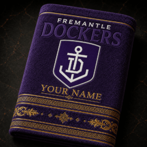 Auspiritmerch Fremantle Dockers Premium Bath/ Beach Towel Personalized Gift For Fan