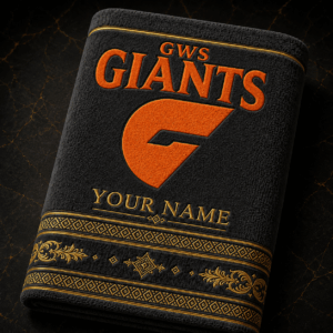 Auspiritmerch Greater Western Sydney Giants Premium Bath/ Beach Towel Personalized Gift For Fan