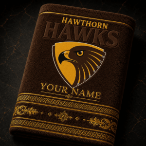 Auspiritmerch Hawthorn Hawks Premium Bath/ Beach Towel Personalized Gift For Fan