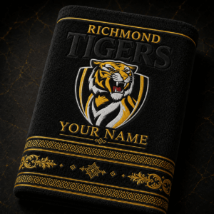 Auspiritmerch Richmond Tigers Premium Bath/ Beach Towel Personalized Gift For Fan