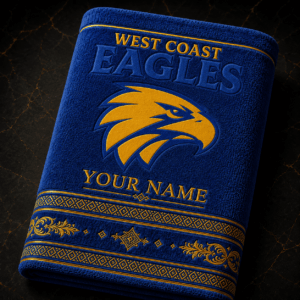 Auspiritmerch West Coast Eagles Premium Bath/ Beach Towel Personalized Gift For Fan