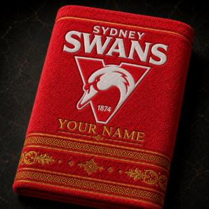Auspiritmerch Sydney Swans Premium Bath/ Beach Towel Personalized Gift For Fan