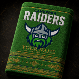 Auspiritmerch Canberra Raiders Premium Bath/ Beach Towel Personalized Gift For Fan