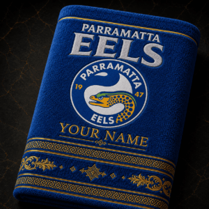 Auspiritmerch Parramatta Eels Premium Bath/ Beach Towel Personalized Gift For Fan