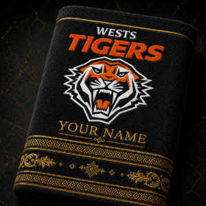 Auspiritmerch Wests Tigers Premium Bath/ Beach Towel Personalized Gift For Fan