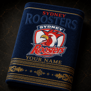 Auspiritmerch Sydney Roosters Premium Bath/ Beach Towel Personalized Gift For Fan