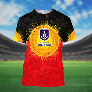 Auspiritmerch Fremantle Dockers x Style Unisex 3D T-Shirt Custom Name Gift For Fan