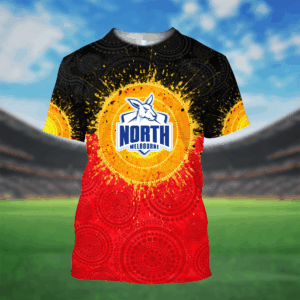 Auspiritmerch North Melbourne x Style Unisex 3D T-Shirt Custom Name Gift For Fan