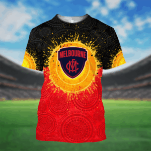 Auspiritmerch Melbourne Demons x Style Unisex 3D T-Shirt Custom Name Gift For Fan