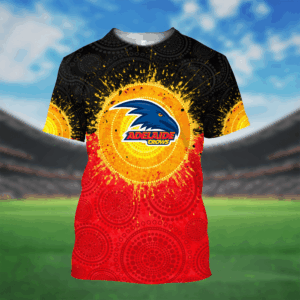 Auspiritmerch Adelaide Crows x Style Unisex 3D T-Shirt Custom Name Gift For Fan