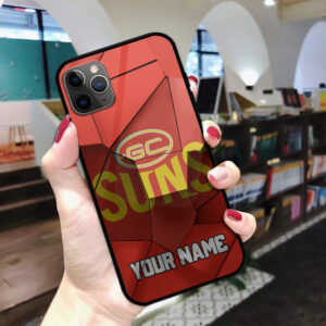 Auspiritmerch Gold Coast Suns Phone Case Custom Name Gift For Fan