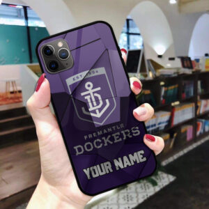 Auspiritmerch Fremantle Dockers Phone Case Custom Name Gift For Fan