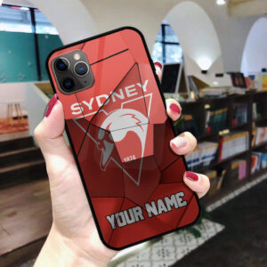 Auspiritmerch Sydney Swans Phone Case Custom Name Gift For Fan